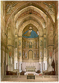 Facing the sanctuary and apse.
