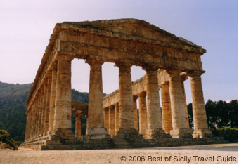 Segesta's temple.